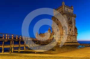 Belem Tower in Lisbon, Porutgal