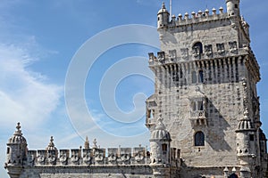 Belem Tower officially `Torre de Sao Vicente`