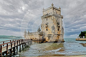 Belem tower - Torre de Belem in Lisbon - Portugal