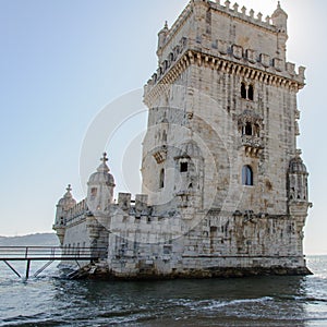 Belem Tower ( Torre de Belem) in Lisbon, Portugal