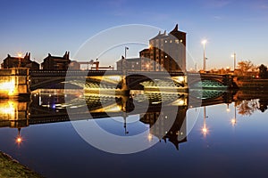 Belfast architecture along River Lagan