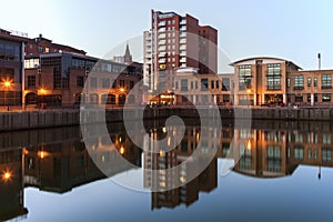 Belfast architecture along River Lagan