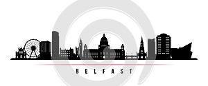 Belfast skyline horizontal banner.