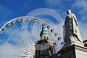 Belfast Wheel and City Hall