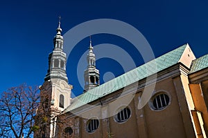 Belfries baroque Catholic monastery