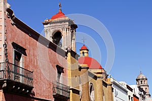 Belfries in Queretaro architecture, mexico V