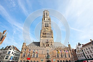The Belfry of Bruges in Bruges, Belgium