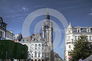 Belfry in the city of Douai, France
