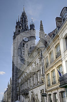 Belfry in the city of Douai, France photo