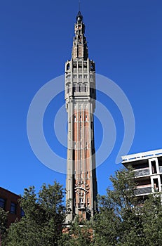 Belfry of the city hall of Lille, France