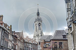 The belfry (French: beffroi) of Tournai, Belgium