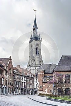 The belfry (French: beffroi) of Tournai, Belgium