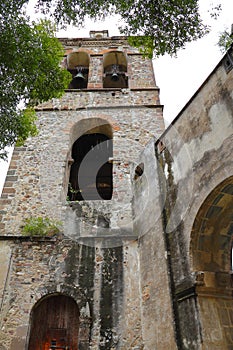 Belfry of the tlaxcala cathedral, mexico. I