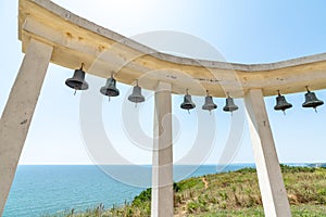 Belfry of the monument to Admiral Ushakov at Cape Kaliakr in Bulgaria