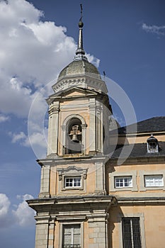 Belfry, Palacio de la Granja de San Ildefonso in Madrid, Spain. photo