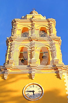 Belfry of the Parish of santa maria natividad in atlixco, puebla, mexico V