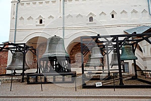 Belfry of St. Sophia Cathedral in Veliky Novgorod, Russia