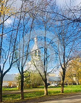 Belfry of the tithe women`s monastery, architectural monument,