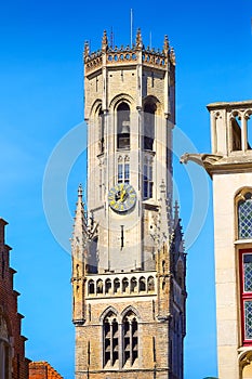 Belfry Tower aka Belfor n Bruges, Belgium