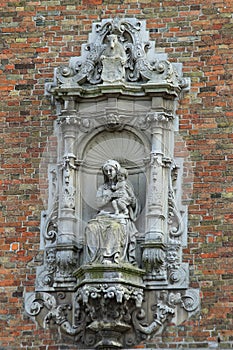 Belfry tower in Bruges, Belgium