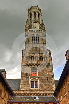 Campanario la Torre Brujas Bélgica 
