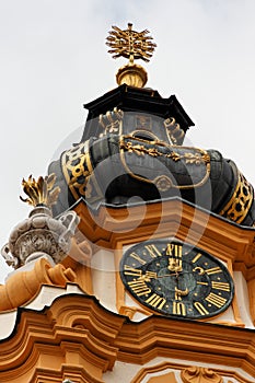 The belfry tower of the Melk abbey