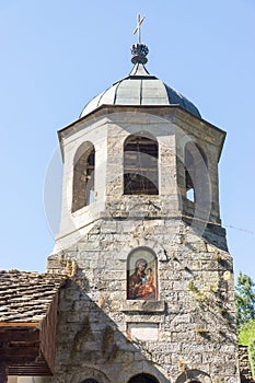 Belfry Troyan Monastery in Bulgaria