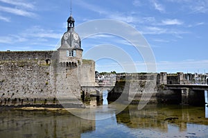 Belfry of Ville Close of Concarneau in France photo