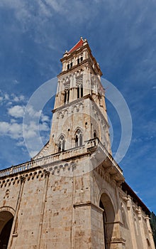 Belfry (XVI c.) of Saint Lawrence Cathedral. Trogir, Croatia