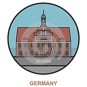Belgern. Cities and towns in Germany