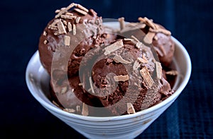 Belgian chocolate dry fruit ice cream