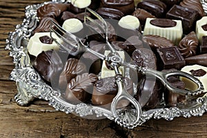 Belgian chocolate pralines