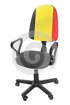 The Belgian flag