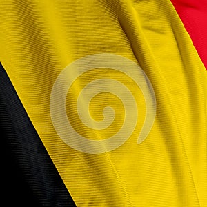 Belgian Flag Closeup