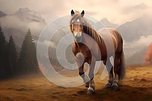 Belgian horse - Belgium (Generative AI)