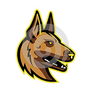 Belgian Malinois Dog Mascot