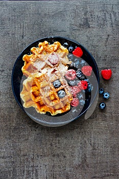 Belgian soft waffles