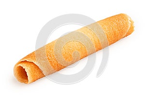 Belgian tuile biscuit curl