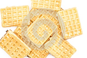 Belgian Waffle on white