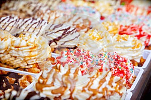 Belgian waffles in Brussels