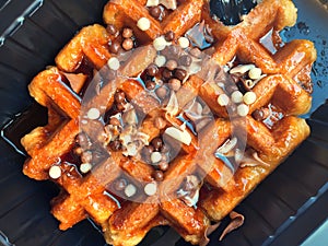 Belgian waffles in Brussels