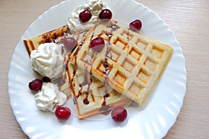 Belgian waffles