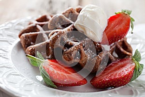 Belgian waffles
