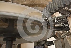 Belgian watermill interior