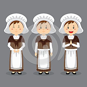 Belgians Character with Various Expression