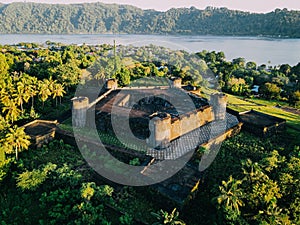 Belgica Fort in Banda Naira Island