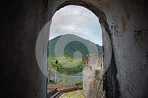 Belgica Fort in Banda Naira Island, Central Maluku photo