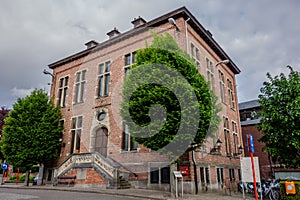Belgium, Facade of the Meise Town Hall.