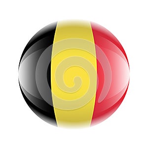 Belgium flag icon in the