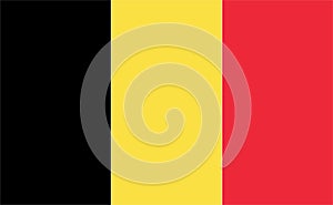Belgium flag.Illustration of Belgium flag